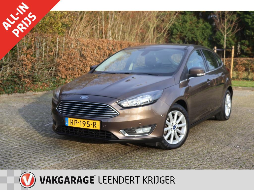 Ford Focus 1.0 titanium rijklaarprijs|bovaggarantie|trekhaak