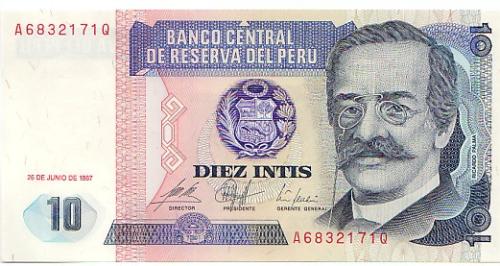 Biljetten Peru  UNC
