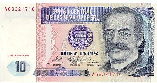 Biljetten Peru  UNC