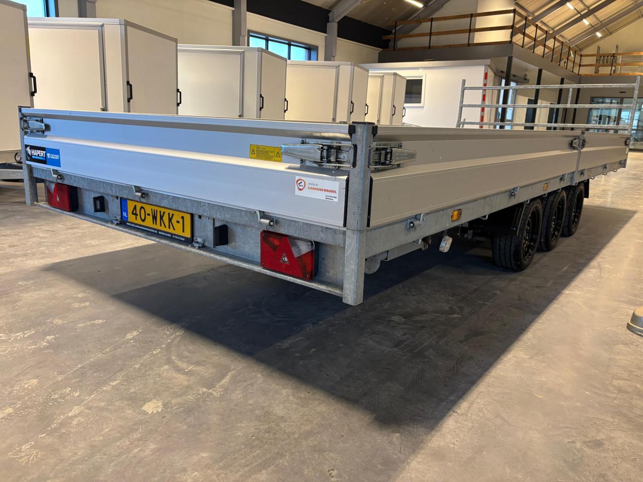 Hapert Azure plateauwagen 605x220cm 3500kg 3-asser z.g.a.n.