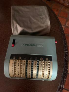 Te koop; vintage telmachine rekenmachine