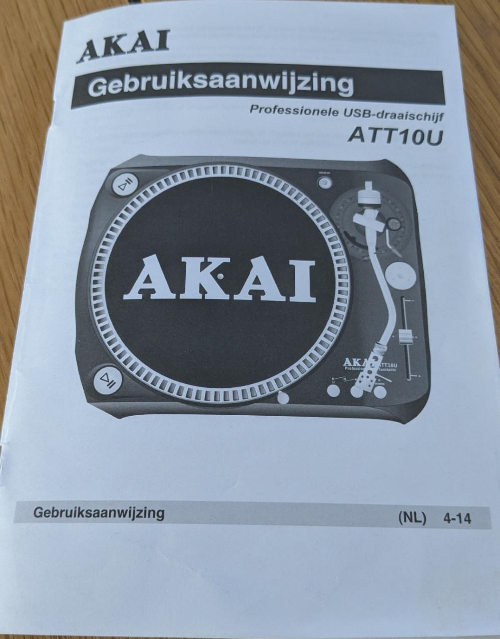 AKAI ATT10U USB-PLATENSPELER