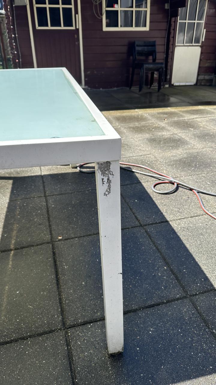 Tuintafel glas
