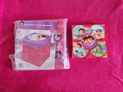 Dorapoefje en Dora puzzel