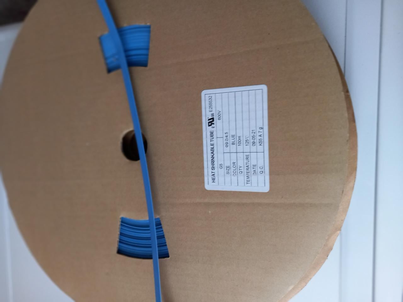 Krimpkous , Transparant maar ook geel rood en blauw etc,