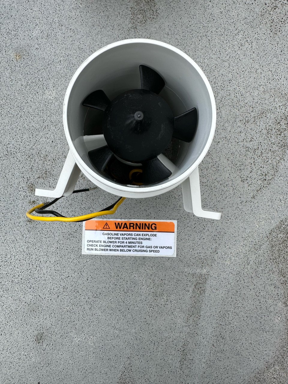 Motorruimte ventilator