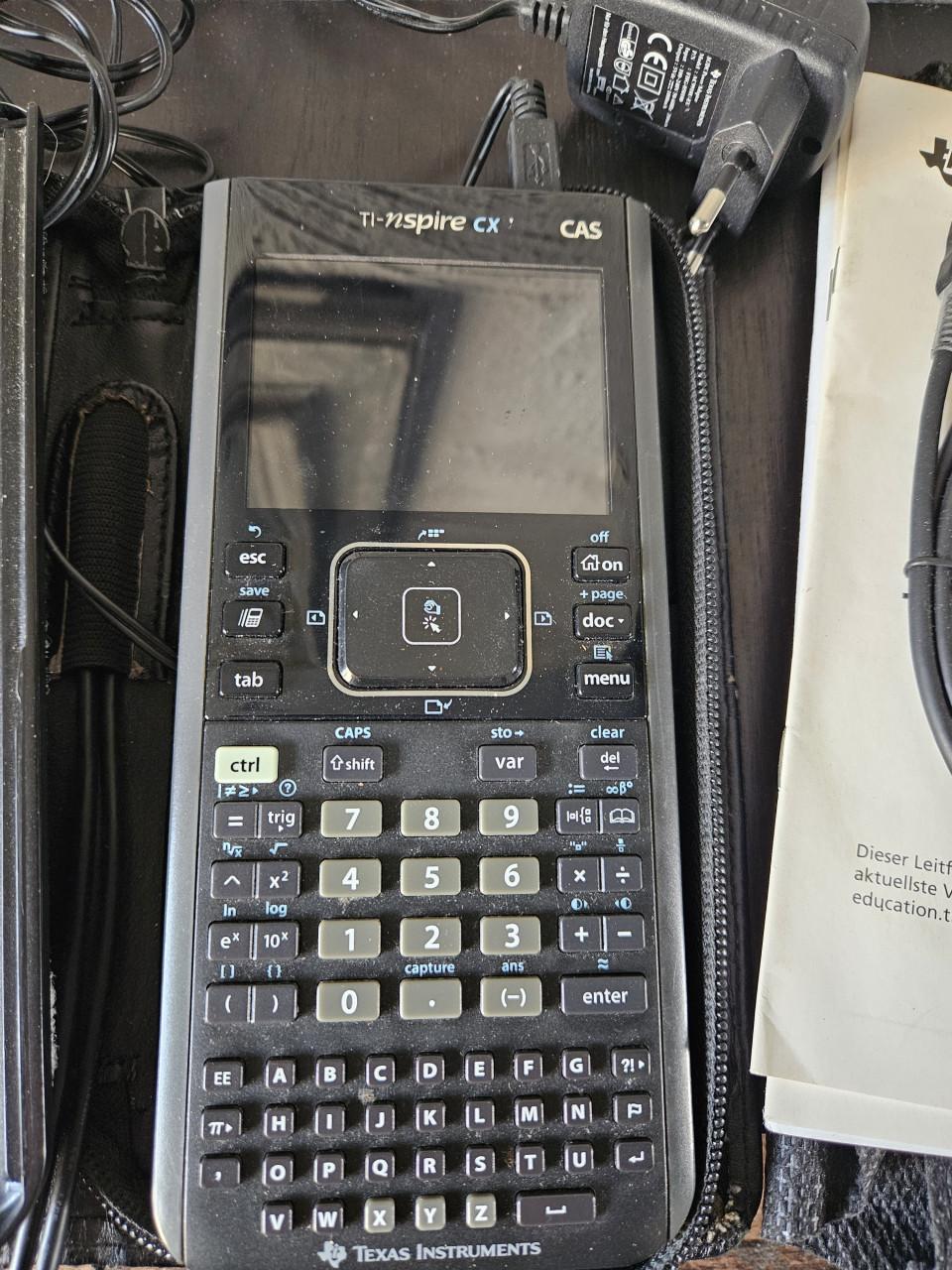 Texas Instruments TI-Nspire CX Handheld met handleiding