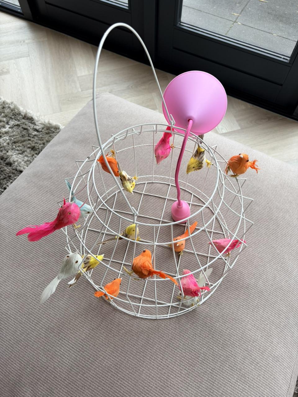 Dutch Dilight hanglamp met kleurrijke vogeltjes – eyecatcher