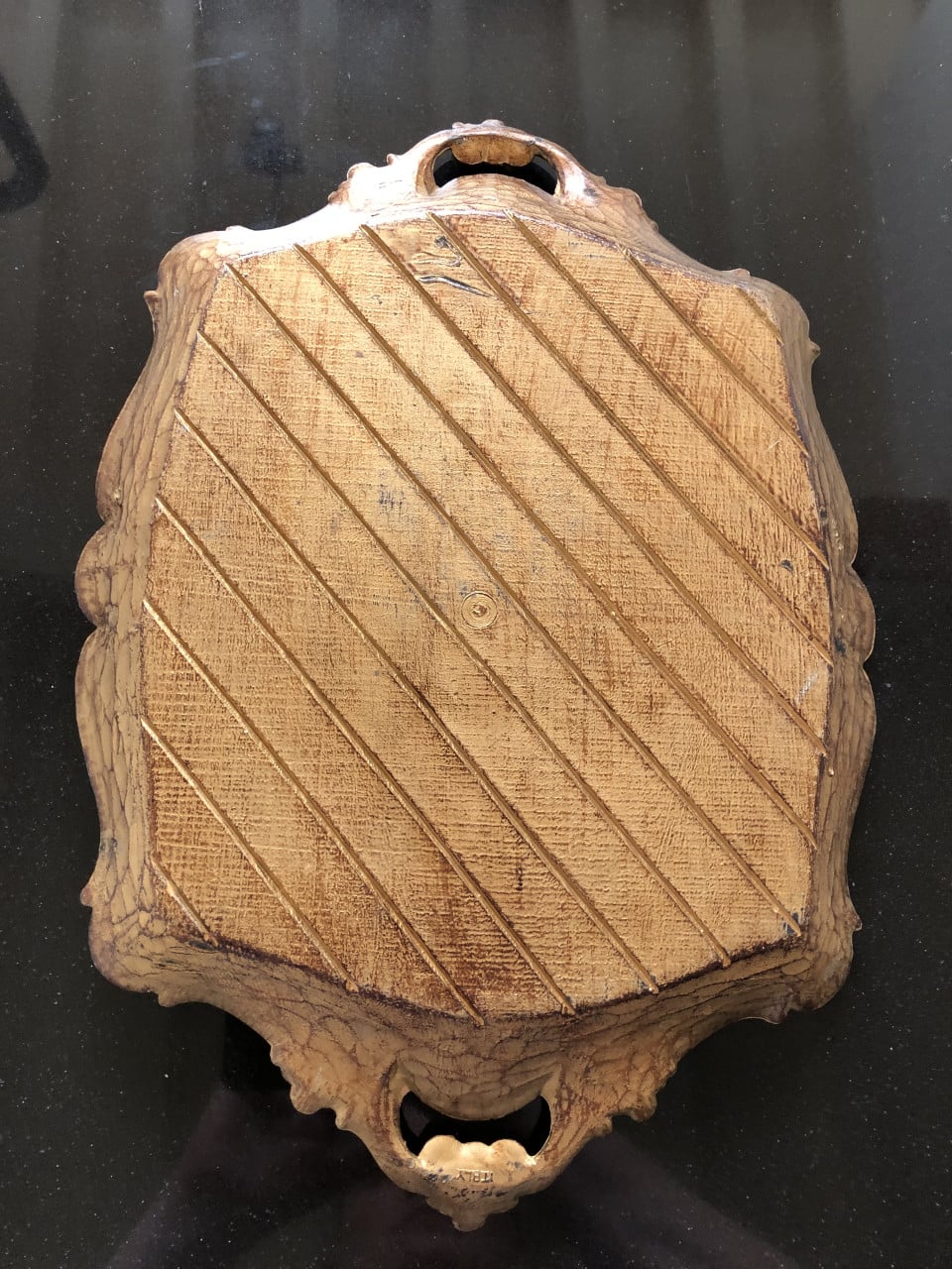 Mooi brocante Florentijns dienblad