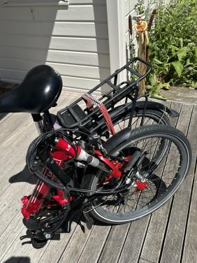 Weinig gebruikte elektrische vouwfiets in zeer goede staat