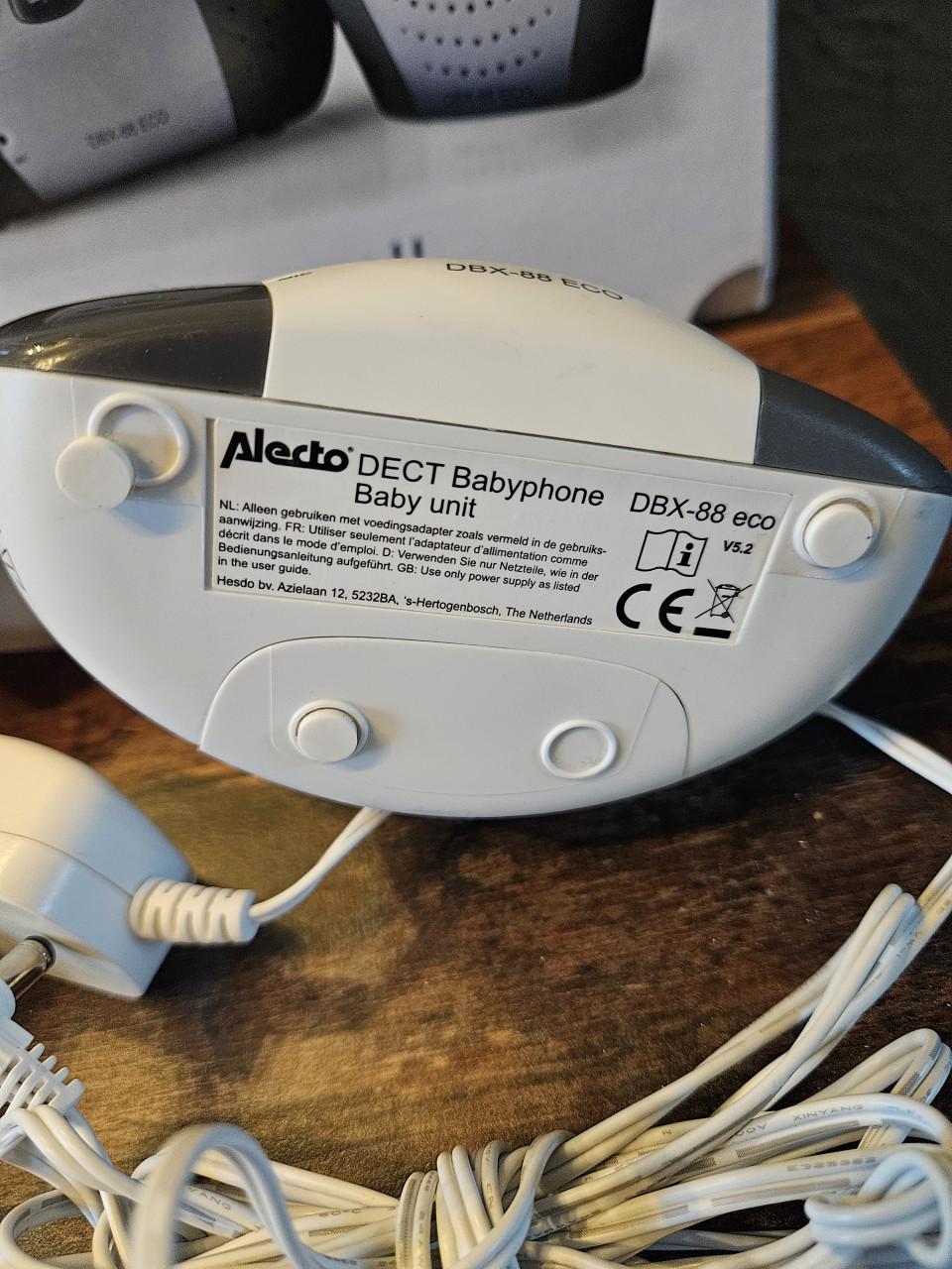 Zgan Alecto DBX-88 Eco Babyfoon - Full Eco DECT Baby Monitor