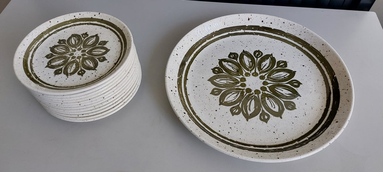 Vintage gebaksborden Biltons Ironstone