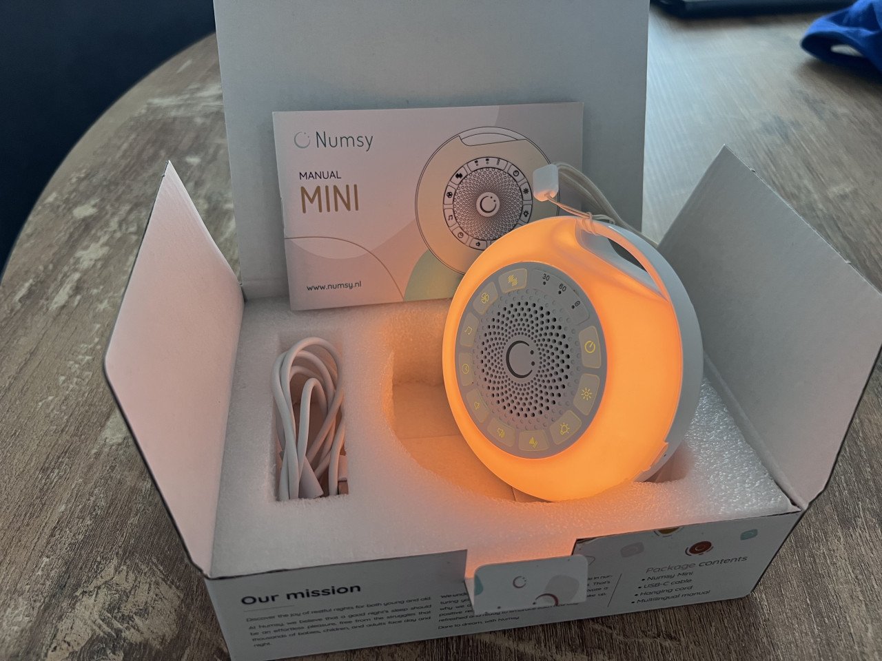 Numsy Mini White Noise Machine Baby