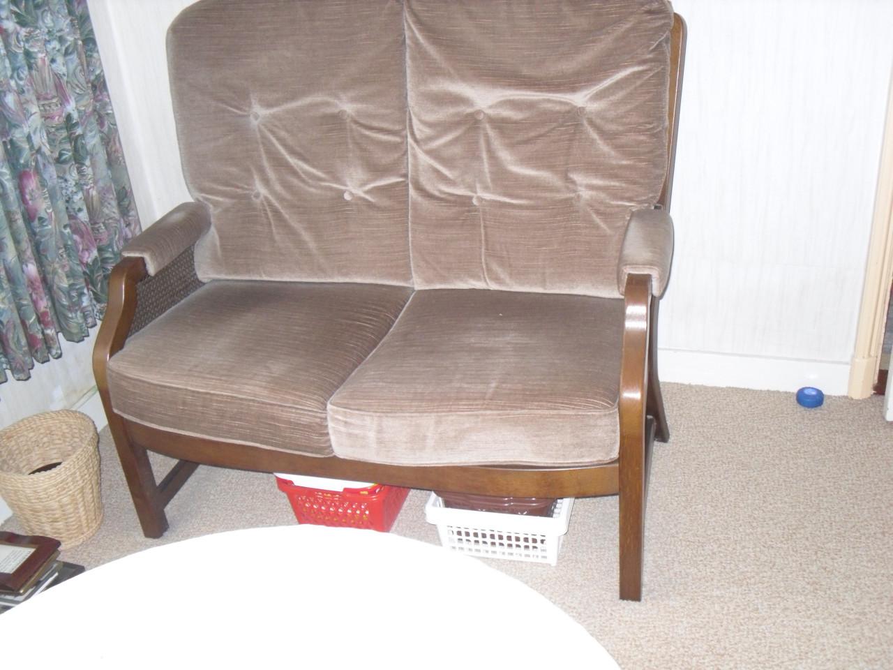 2 zits bank  met zetel