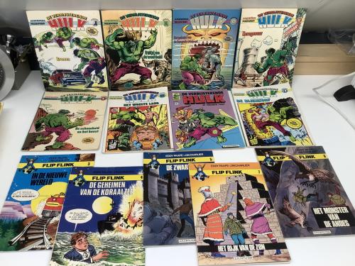 Heel veel Stripboeken, verschillende strips van A tot Z. Zie de foto’s aub.