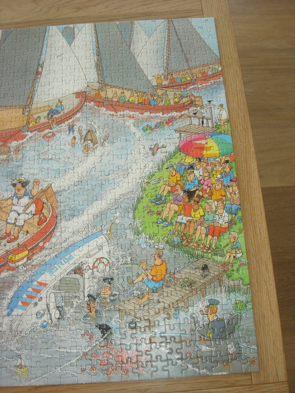 Te koop Complete Jan van Haasteren Puzzels De kaasmarkt- Skutsjesilen