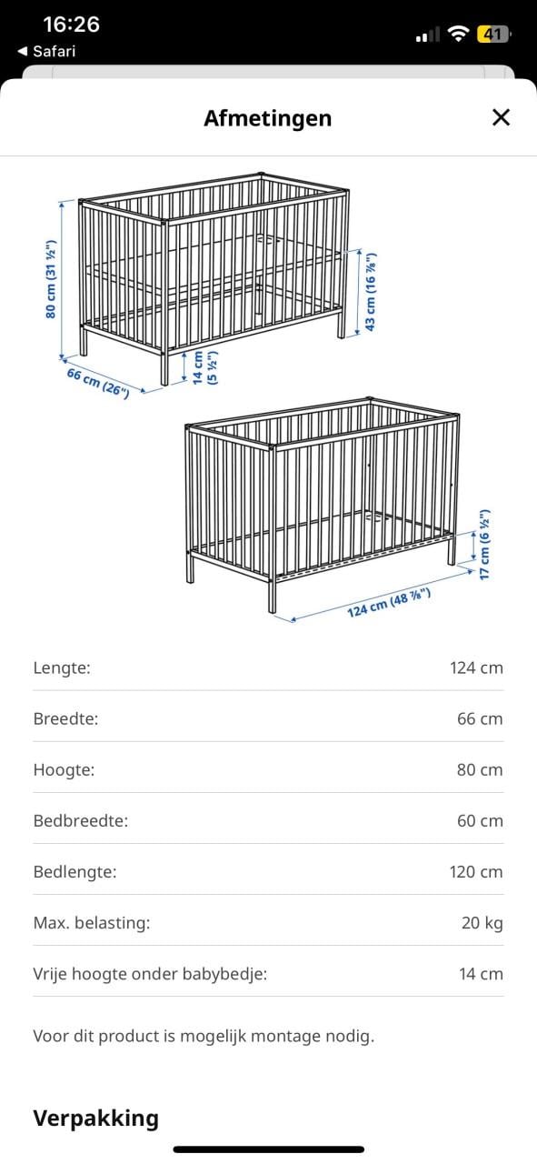 Ikea sniglar ledikant