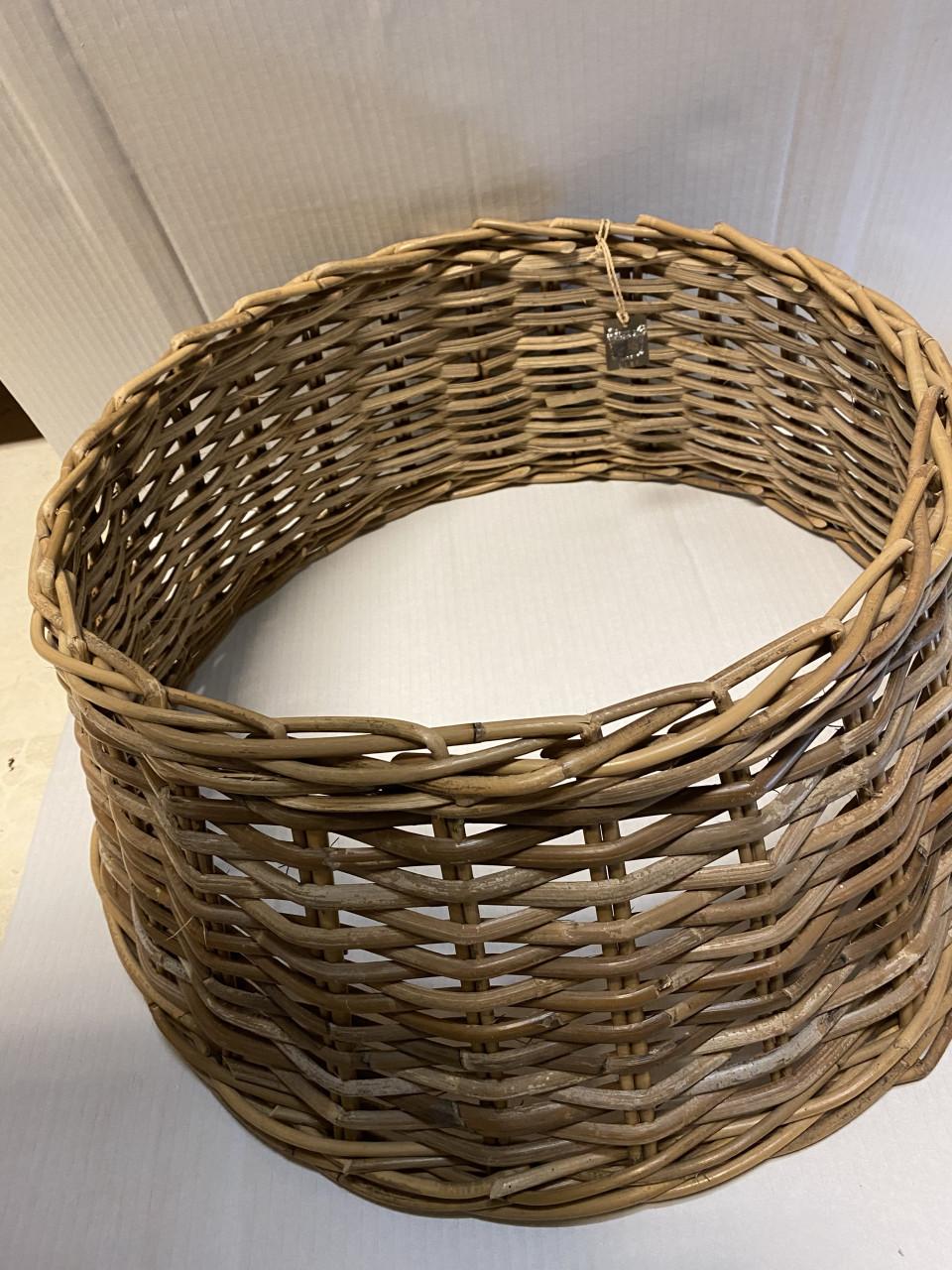 Kerstboom rieten ring