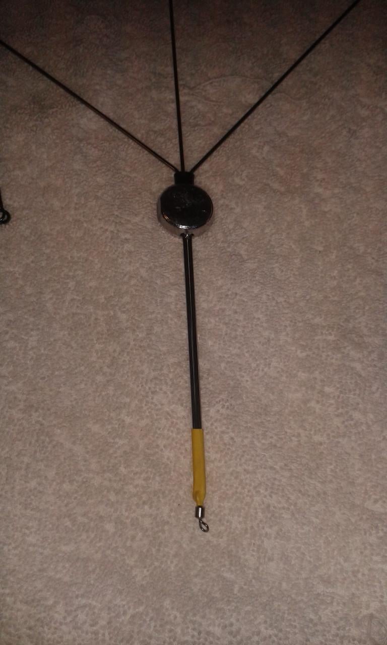 Kippepoot onderlijn met of zonder verzwaring .