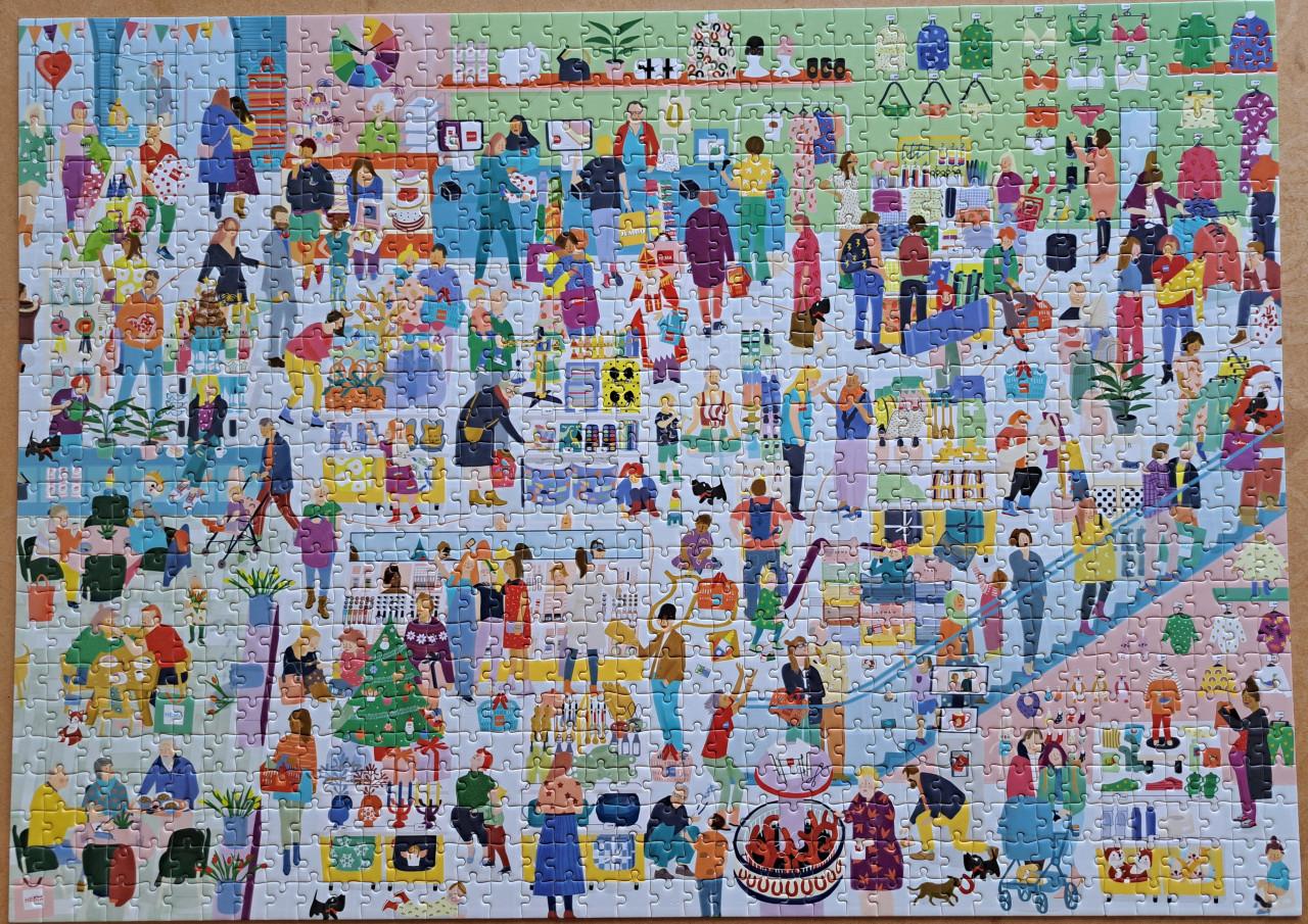 HEMA legpuzzels van ieder 1000 stukjes compleet