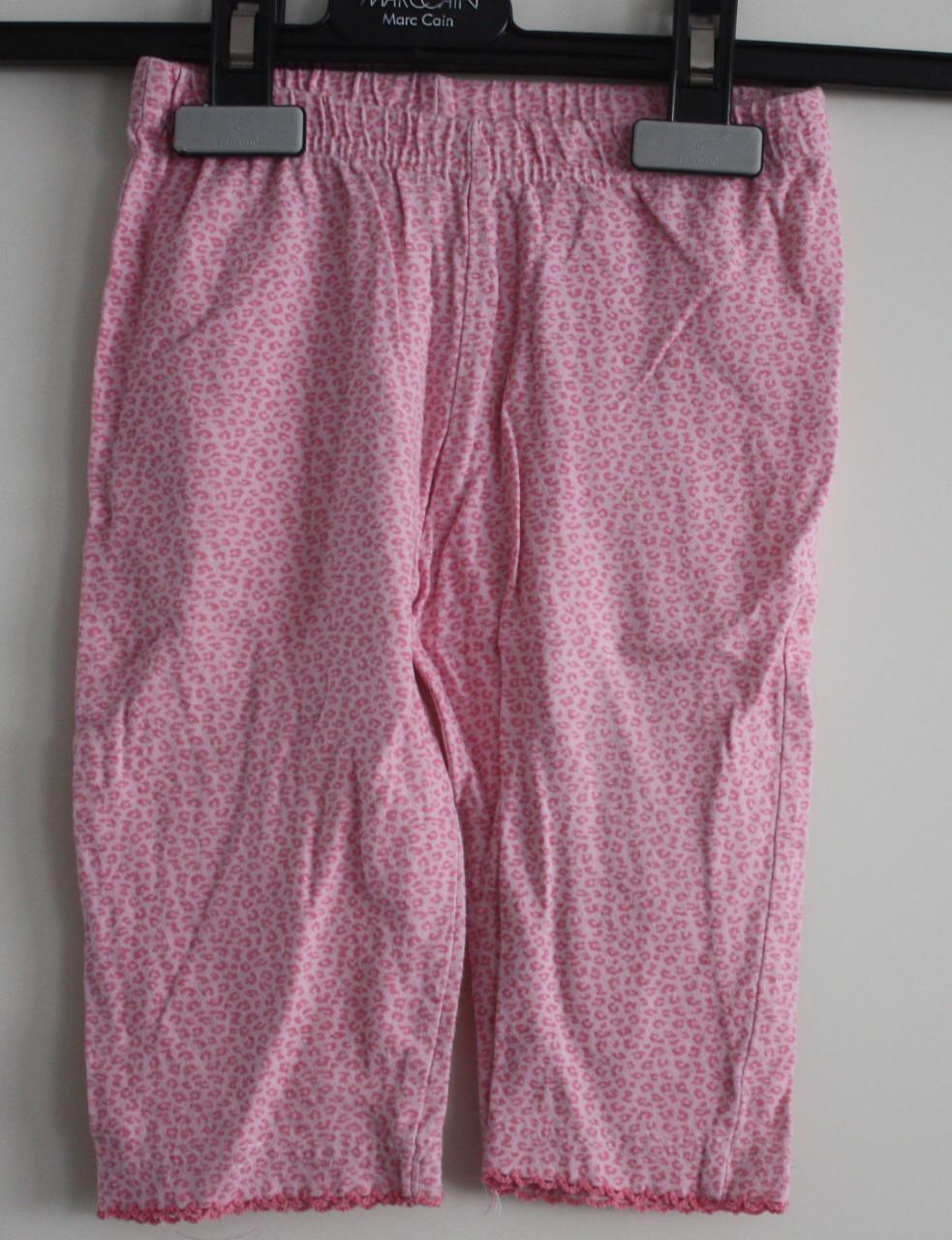 Roze panterprint broekje  maat 68
