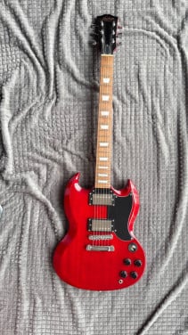 Gitaar: Hudson model Gibson SG