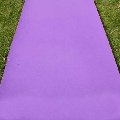 Paarse loper voor bruiloft of feest