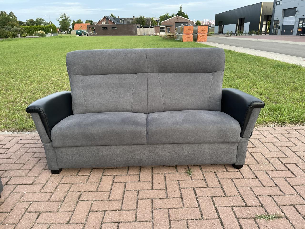 3 + 2.5 Zits Antraciet Bankstel-Verstelbaar Lounge Comfort-Gratis Levering
