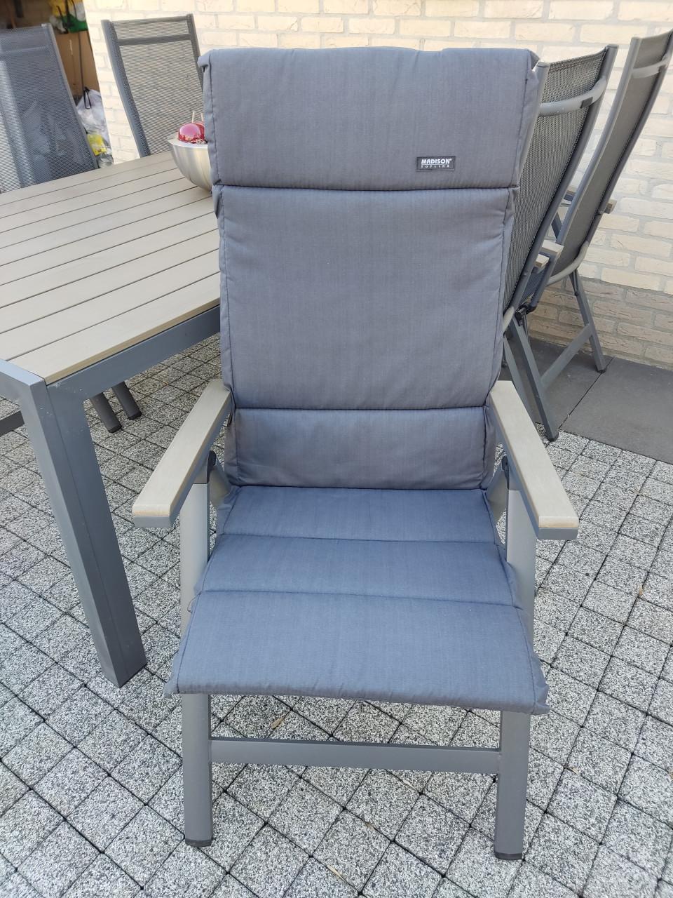 Tuinset Groot - 6 stoelen - Kussens