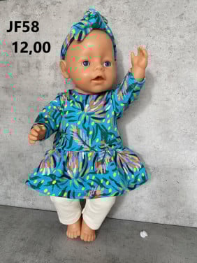 Poppenkleertjes baby born. Set. Opbrengst KiKa.