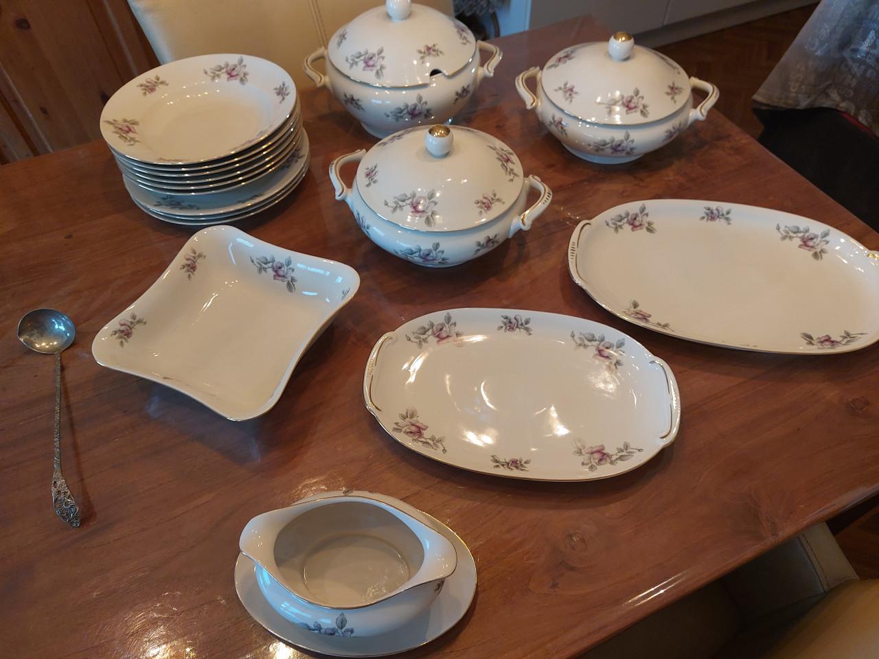 Porseleinen Bavaria Servies