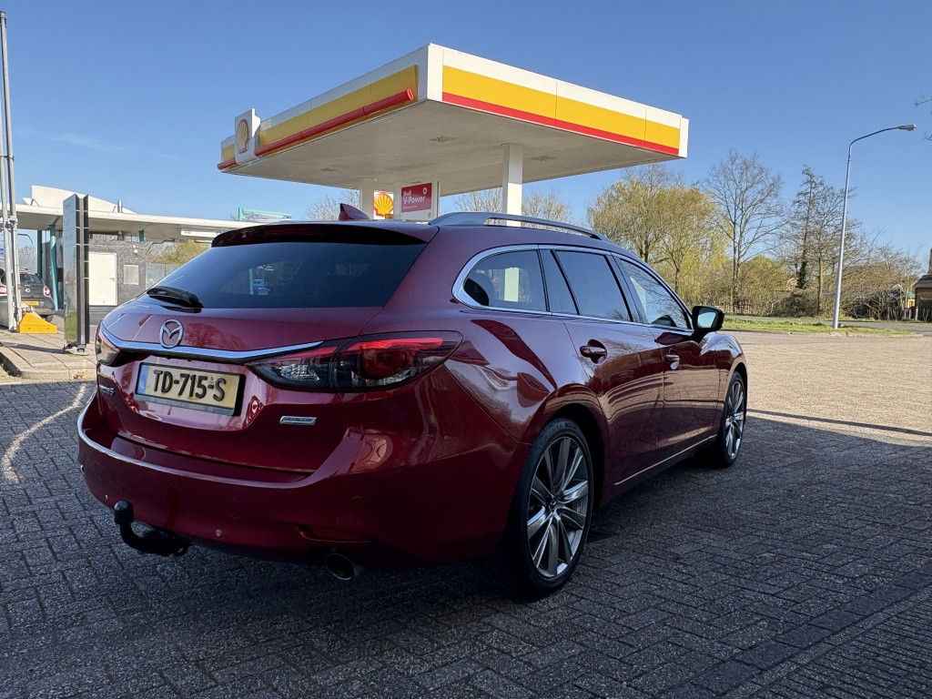 Mazda 6 sportbreak 2.0 s.a.-g luxury aut. sunroof trh. luxe!