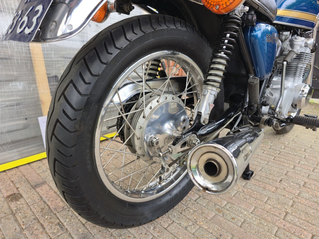 Honda cb550 four 1977 blauw kompleet gereviseerd.
