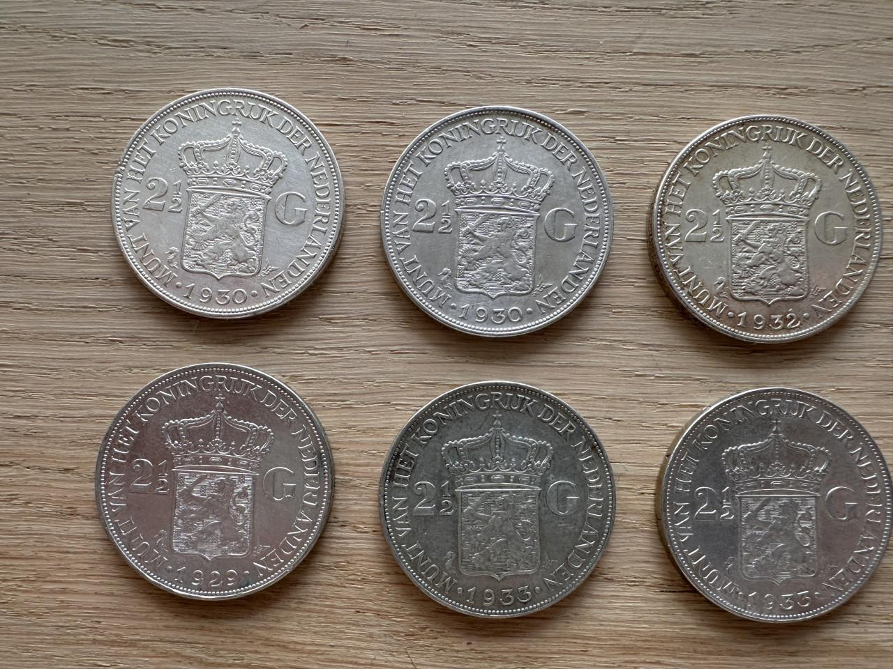 10x rijksdaalder Wilhelmina (1929-1943)