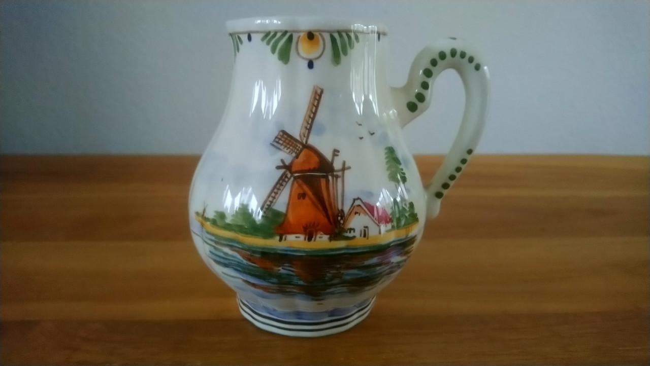 Kannetje polychroom DP Delft (De Delftse Pauw)