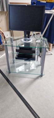Glazen TV meubel