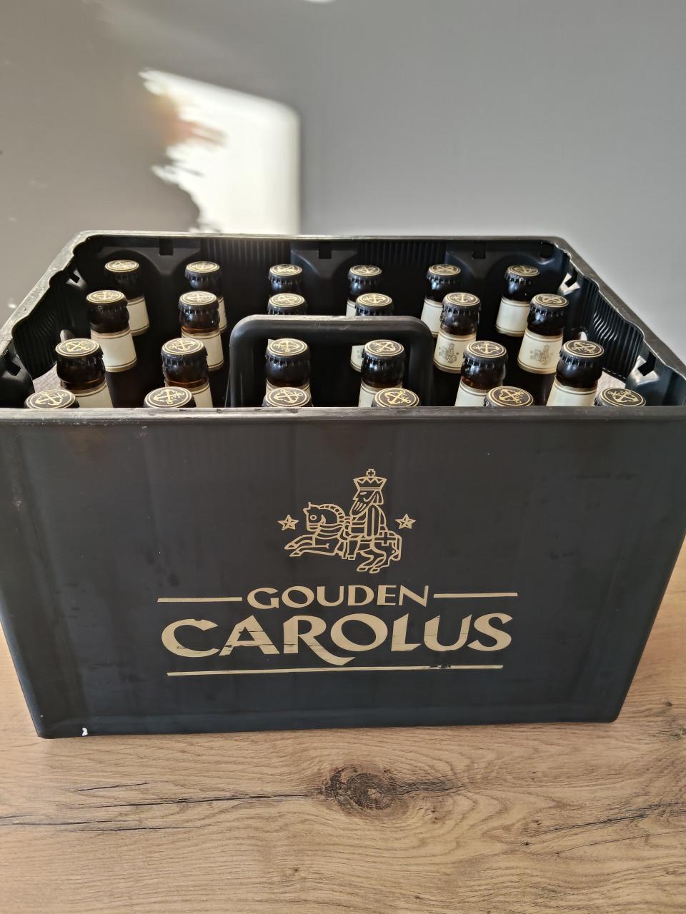 Krat Gouden Carolus Tripel speciaal bier