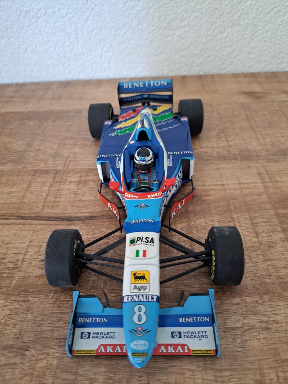 Benetton B197 Formule 1-raceauto uit 1997,