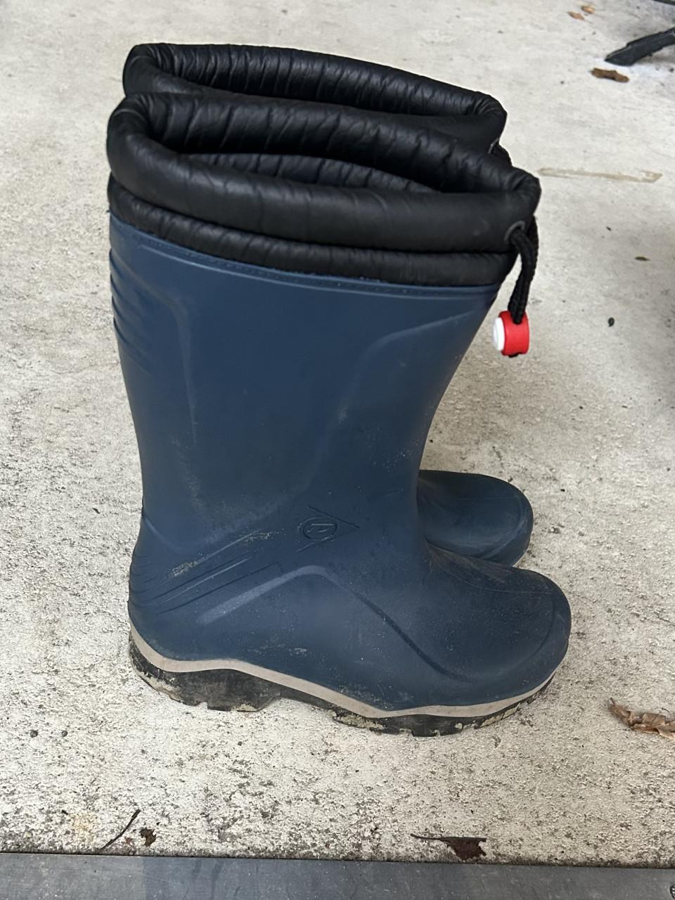 Gevoerde Dunlop laarzen maat 35