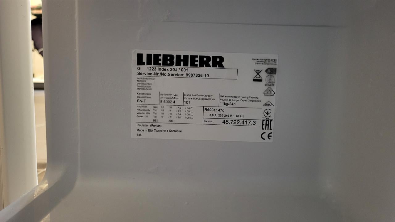 Liebherr vriezer