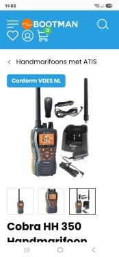 Cobra HH350 handmarifoon