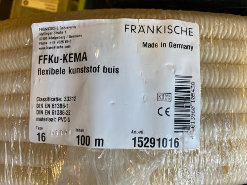 Fränkische FFKU-KEMA flexibele kunststof buis