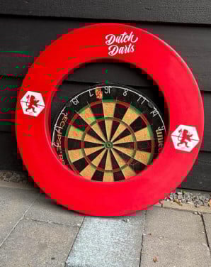 Dartbord inclusief bescherming rand