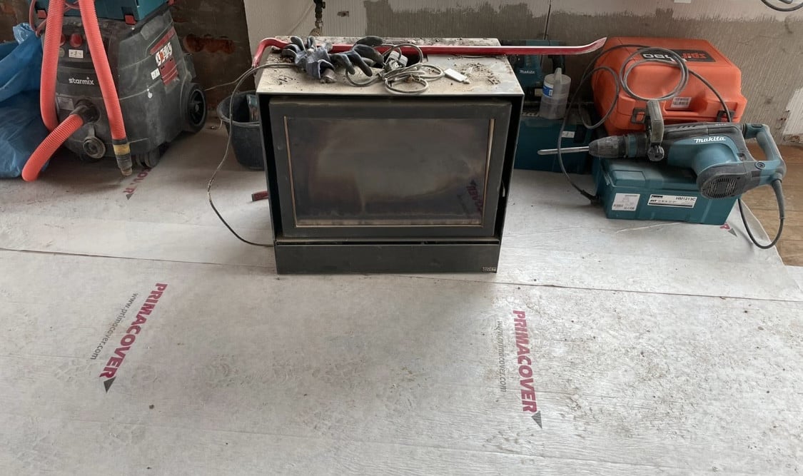 Inbouw openhaard