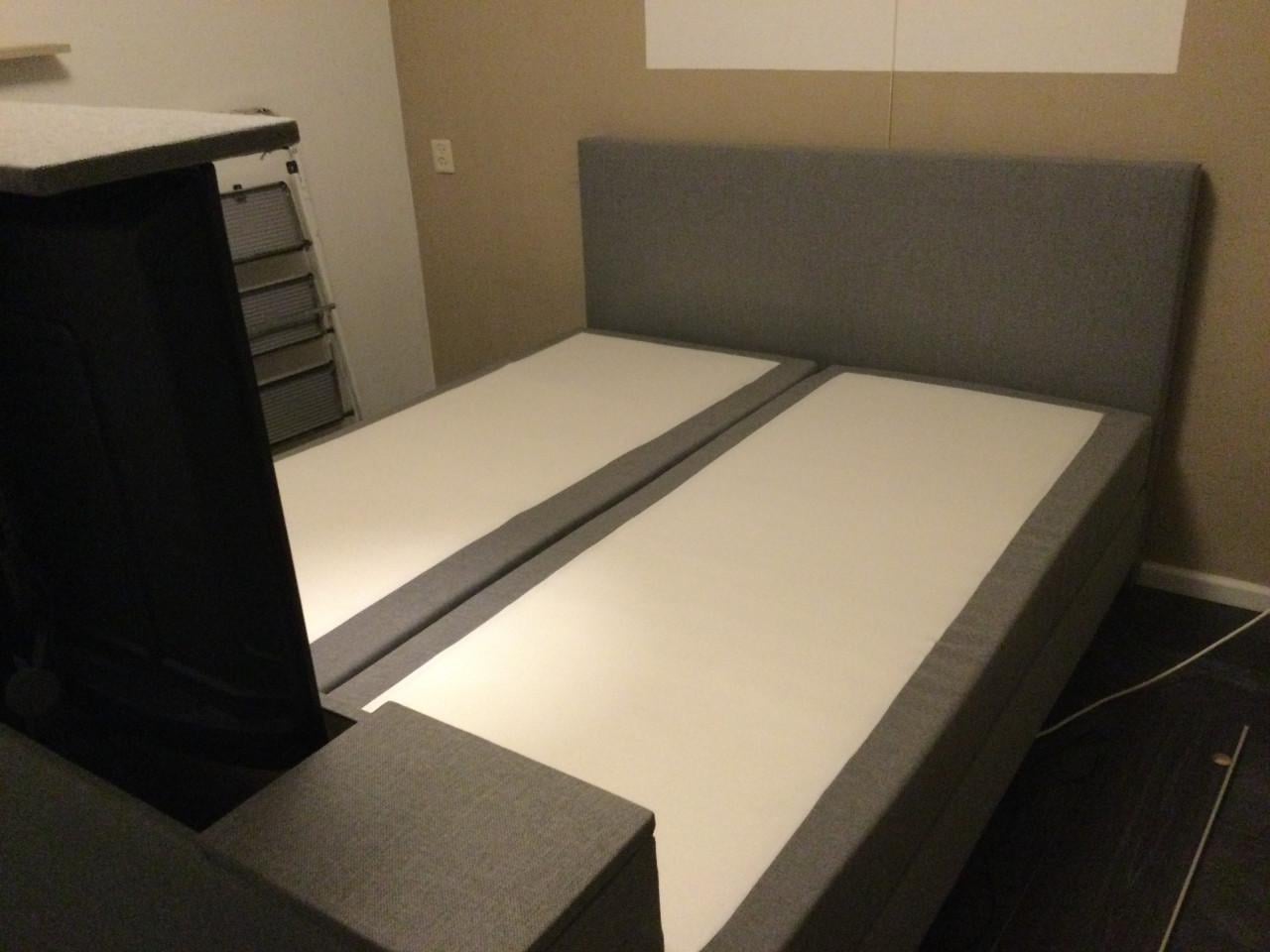 Boxspring met TV lift meubel