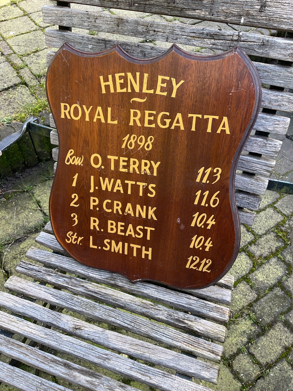 Houten wandborden uit Engeland