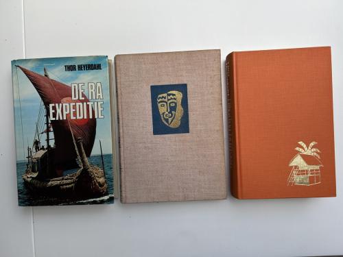 3 Boeken van Thor Heyerdahl