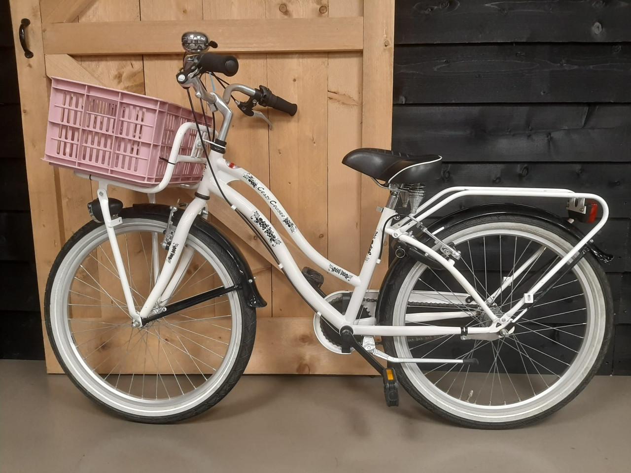 Nette 24inch Bike Fun Crazycruiser met 3 versnellingen
