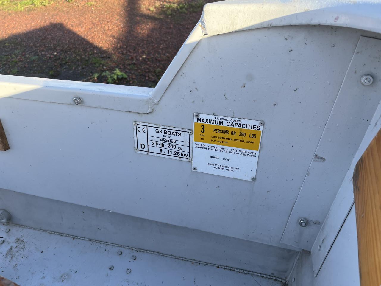 Aluminium boot (V-romp)