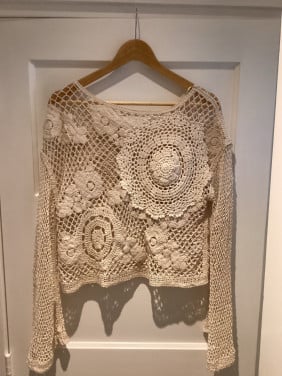 Nieuwe crop top met prijskaartje er nog aan zara maat L
